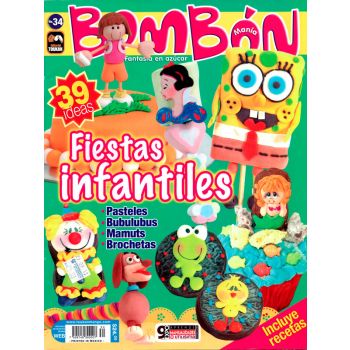 Revista de dulces para Fiestas Infantiles. Bombón Manía