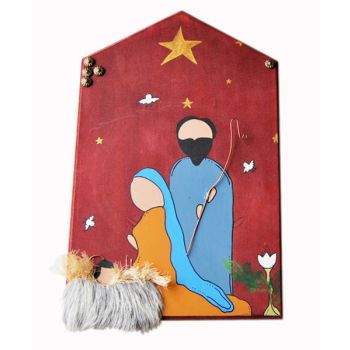 Bandeja rectangular de madera