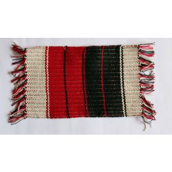 Camino de mesa tejido a mano por artesanos de  Tintorero Venezuela.